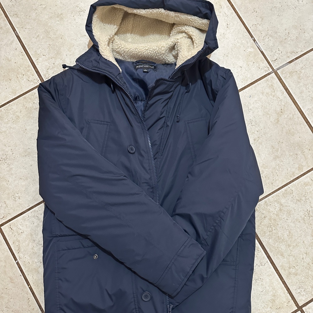 J CREW Sherpa Lined Puffer